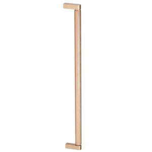 Set mânere spațiale duble Viefe Brooklyn Big, alamă cava periată, 466 mm (interax 448 mm) - imagine 2