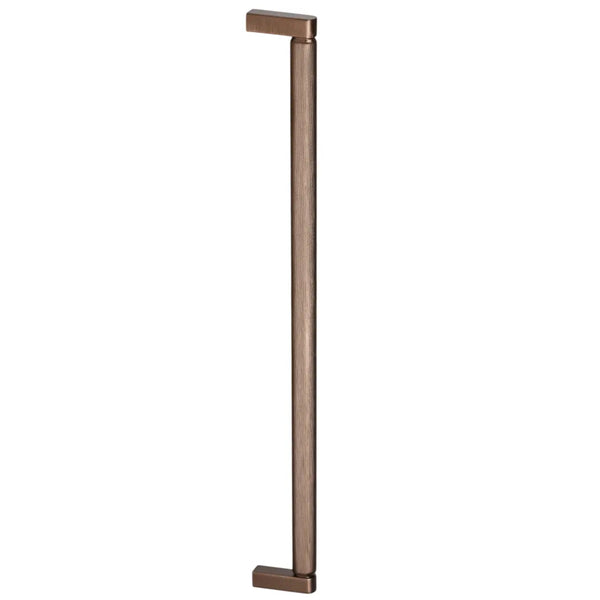 Set mânere spațiale duble Viefe Brooklyn Big, bronz periat, 1074 mm (interax 1056 mm) - imagine 2
