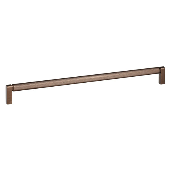 Set mânere spațiale duble Viefe Brooklyn Big, bronz periat, 466 mm (interax 448 mm)