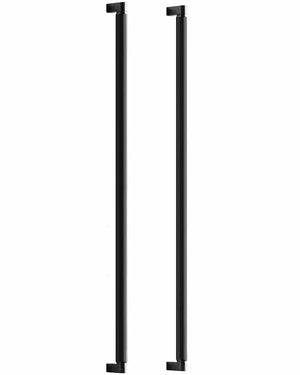 Set mânere spațiale duble Viefe Brooklyn Big, negru periat, 1074 mm (interax 1056 mm)
