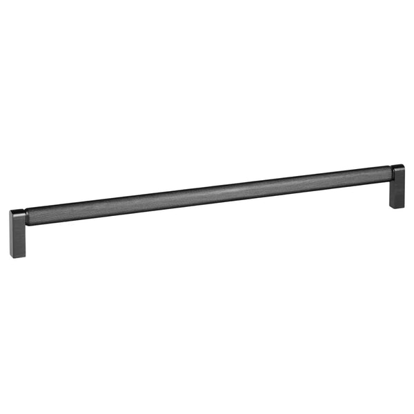 Set mânere spațiale duble Viefe Brooklyn Big, negru titan, 466 mm (interax 448 mm)