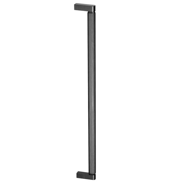 Set mânere spațiale duble Viefe Brooklyn Big, negru titan, 466 mm (interax 448 mm) - imagine 2