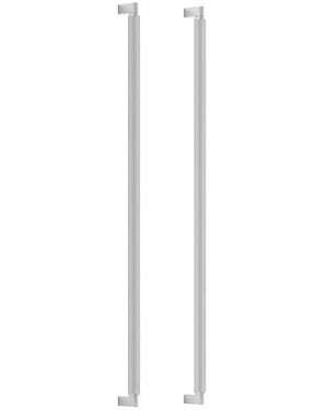 Set mânere spațiale duble Viefe Brooklyn Big, nichel lucios, 1074 mm (interax 1056 mm)