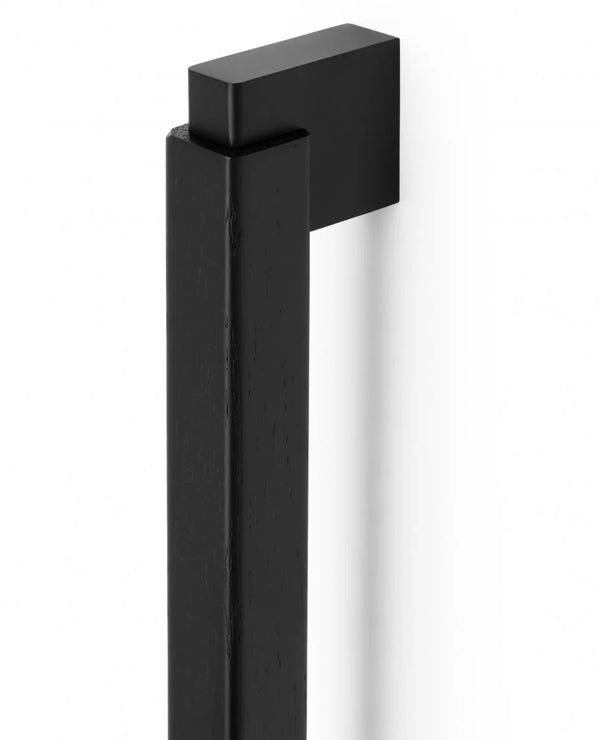Set mânere spațiale duble Viefe Duo Big, negru mat lacuit, 536 mm (interax 480 mm)
