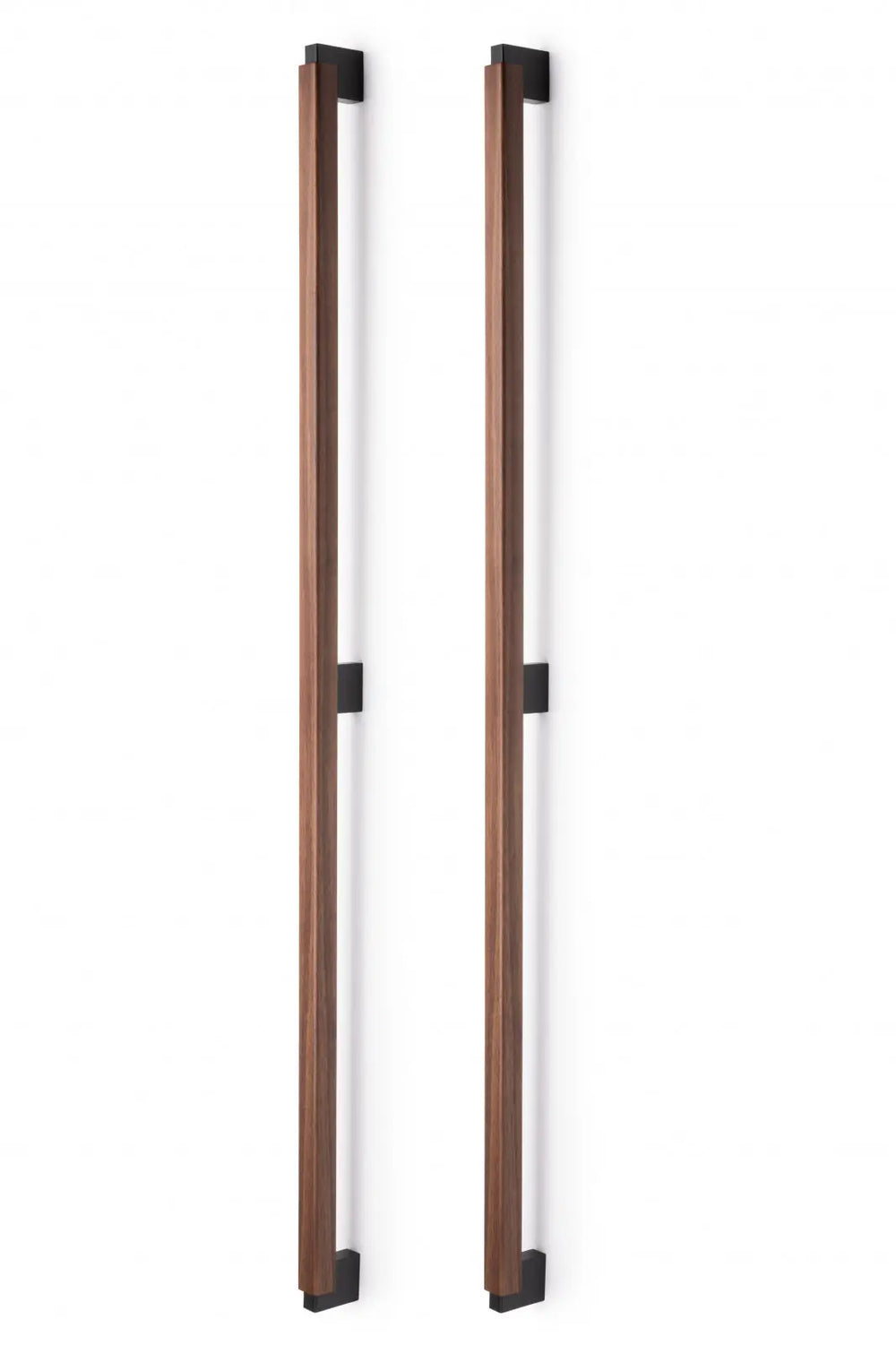 Set mânere spațiale duble Viefe Duo Big, nuc și gri lava, 1016 mm (interax 960 mm)