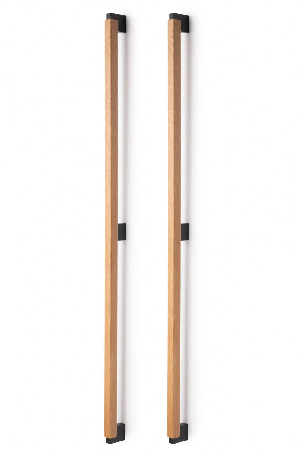 Set mânere spațiale duble Viefe Duo Big, stejar și gri lava, 1016 mm (interax 960 mm)