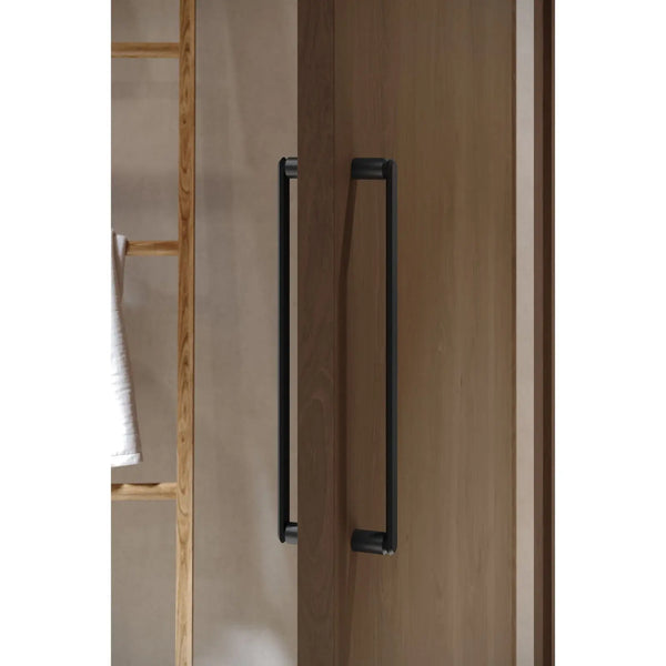 Set mânere spațiale duble Viefe Fase Big, negru periat, 508 mm (interax 480 mm) - imagine 4