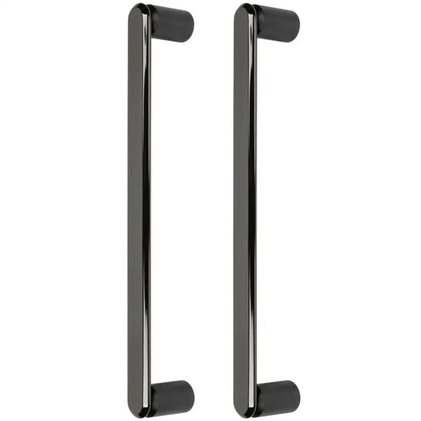 Set mânere spațiale duble Viefe Fase Big, negru titan lustruit, 348 mm (interax 320 mm)