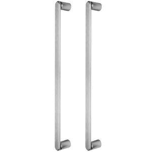 Set mânere spațiale duble Viefe Fase Big, oțel inoxidabil, 508 mm (interax 480 mm)