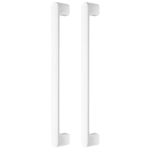 Set mânere spațiale duble Viefe Luv Big, alb mat, 419 mm (interax 384 mm)