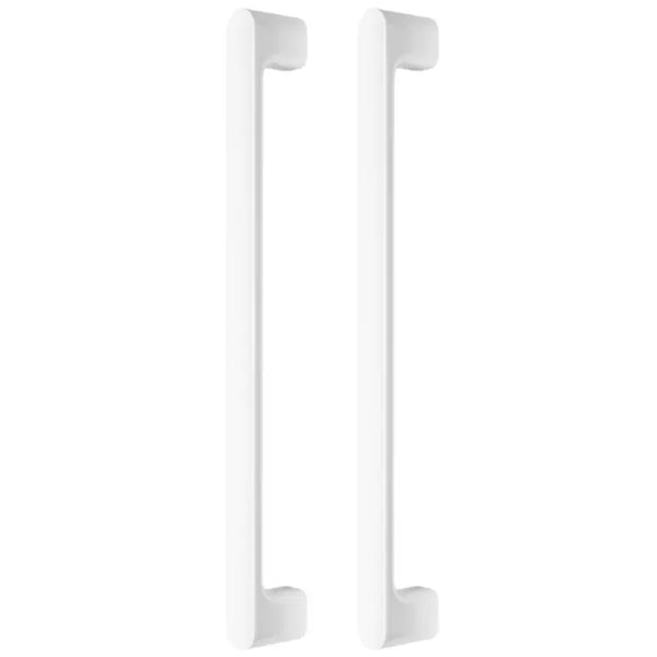 Set mânere spațiale duble Viefe Luv Big, alb mat, 419 mm (interax 384 mm)