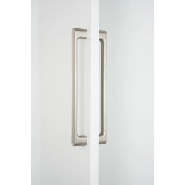 Set mânere spațiale duble Viefe Luv Big, nichel periat, 419 mm (interax 384 mm) - imagine 3