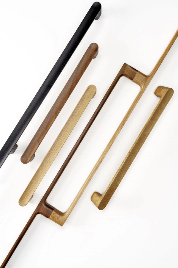 Set mânere spațiale duble Viefe Luv Wood, natur, 1026,5 mm (interax 992 mm) - imagine 5