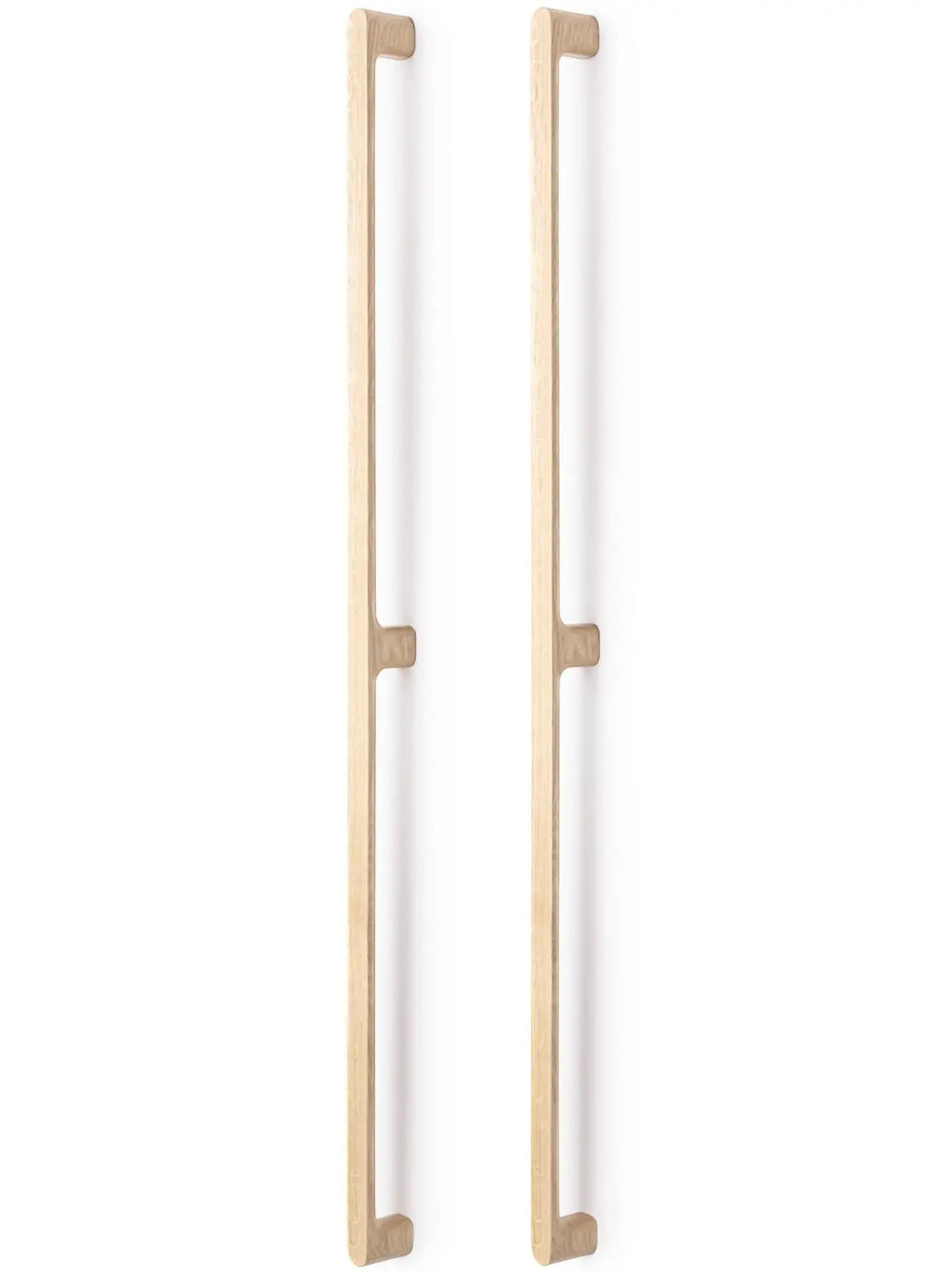 Set mânere spațiale duble Viefe Luv Wood, natur, 1026,5 mm (interax 992 mm)