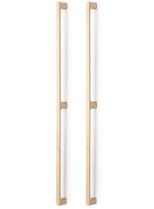Set mânere spațiale duble Viefe Luv Wood, natur, 1026,5 mm (interax 992 mm)