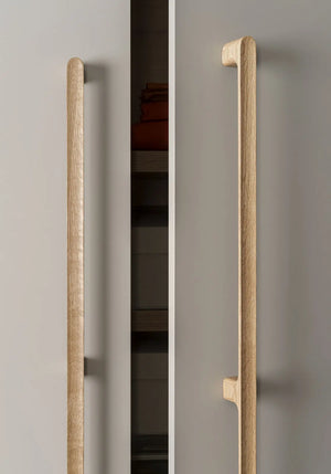 Set mânere spațiale duble Viefe Luv Wood, stejar, 1026,5 mm (interax 992 mm) - imagine 3