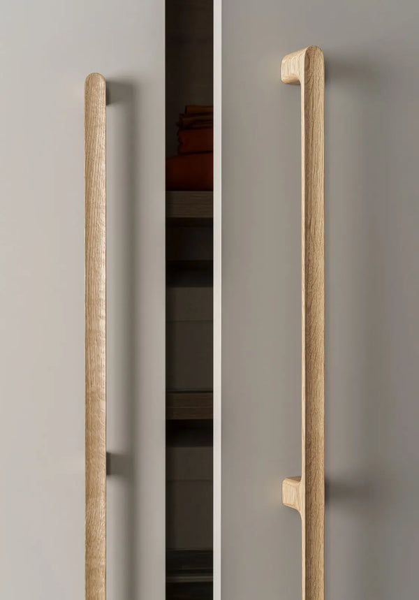 Set mânere spațiale duble Viefe Luv Wood, stejar, 1026,5 mm (interax 992 mm) - imagine 3