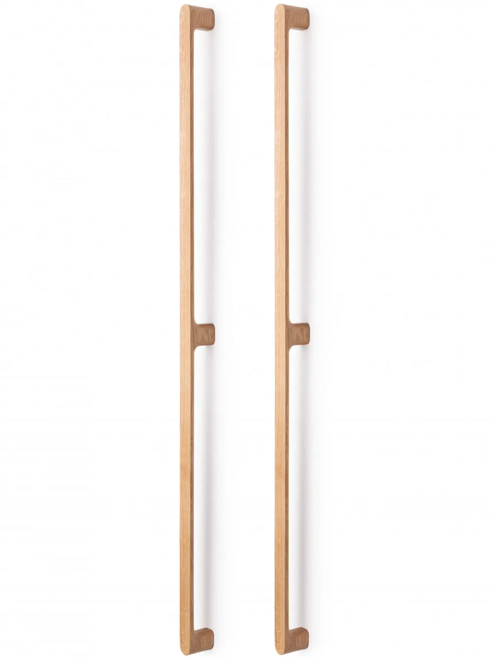 Set mânere spațiale duble Viefe Luv Wood, stejar, 1026,5 mm (interax 992 mm)