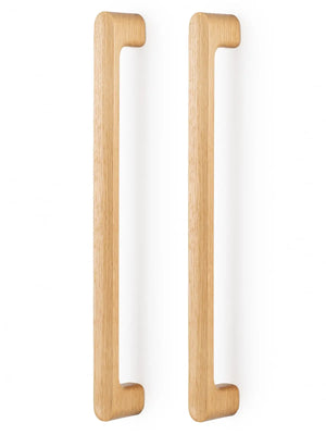 Set mânere spațiale duble Viefe Luv Wood, stejar, 418,5 mm (interax 384 mm)