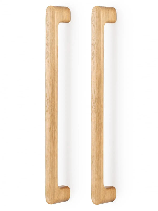 Set mânere spațiale duble Viefe Luv Wood, stejar, 418,5 mm (interax 384 mm)