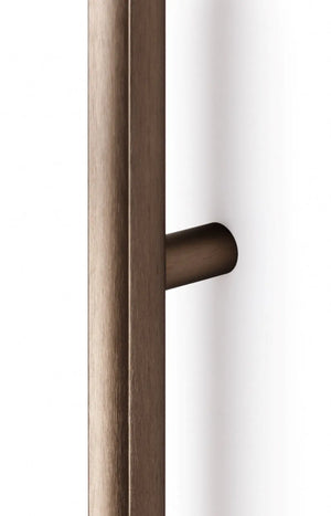 Set mânere spațiale duble Viefe Moon, bronz periat, 1096 mm (interax 1056 mm) - imagine 2