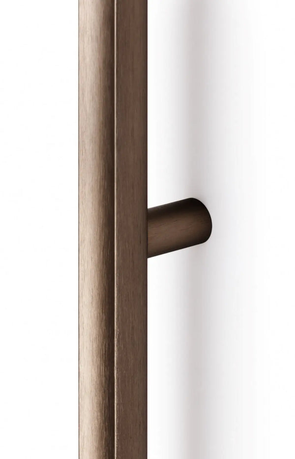 Set mânere spațiale duble Viefe Moon, bronz periat, 1096 mm (interax 1056 mm) - imagine 2