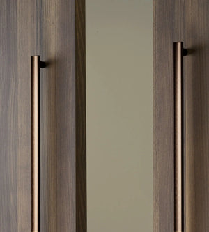 Set mânere spațiale duble Viefe Moon, bronz periat, 1096 mm (interax 1056 mm) - imagine 4
