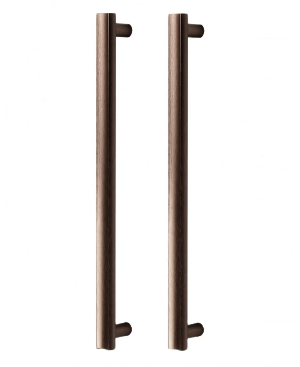 Set mânere spațiale duble Viefe Moon, bronz periat, 424 mm (interax 384 mm)