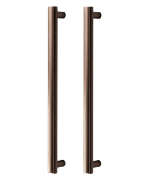 Set mânere spațiale duble Viefe Moon, bronz periat, 424 mm (interax 384 mm)