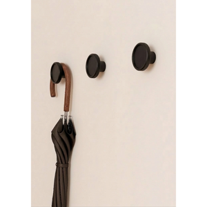 Agățătoare cuier Viefe Boto, negru periat, 80 × 45 mm - imagine 2