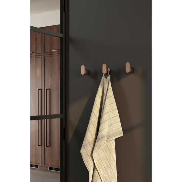 Agățătoare cuier Viefe Brooklyn, bronz periat, 30 × 70 mm - imagine 3