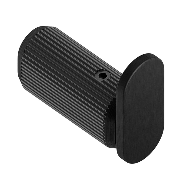Agățătoare cuier Viefe Brooklyn, negru periat, 30 × 70 mm