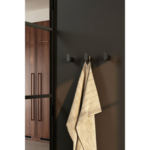 Agățătoare cuier Viefe Brooklyn, negru periat, 30 × 70 mm - imagine 3