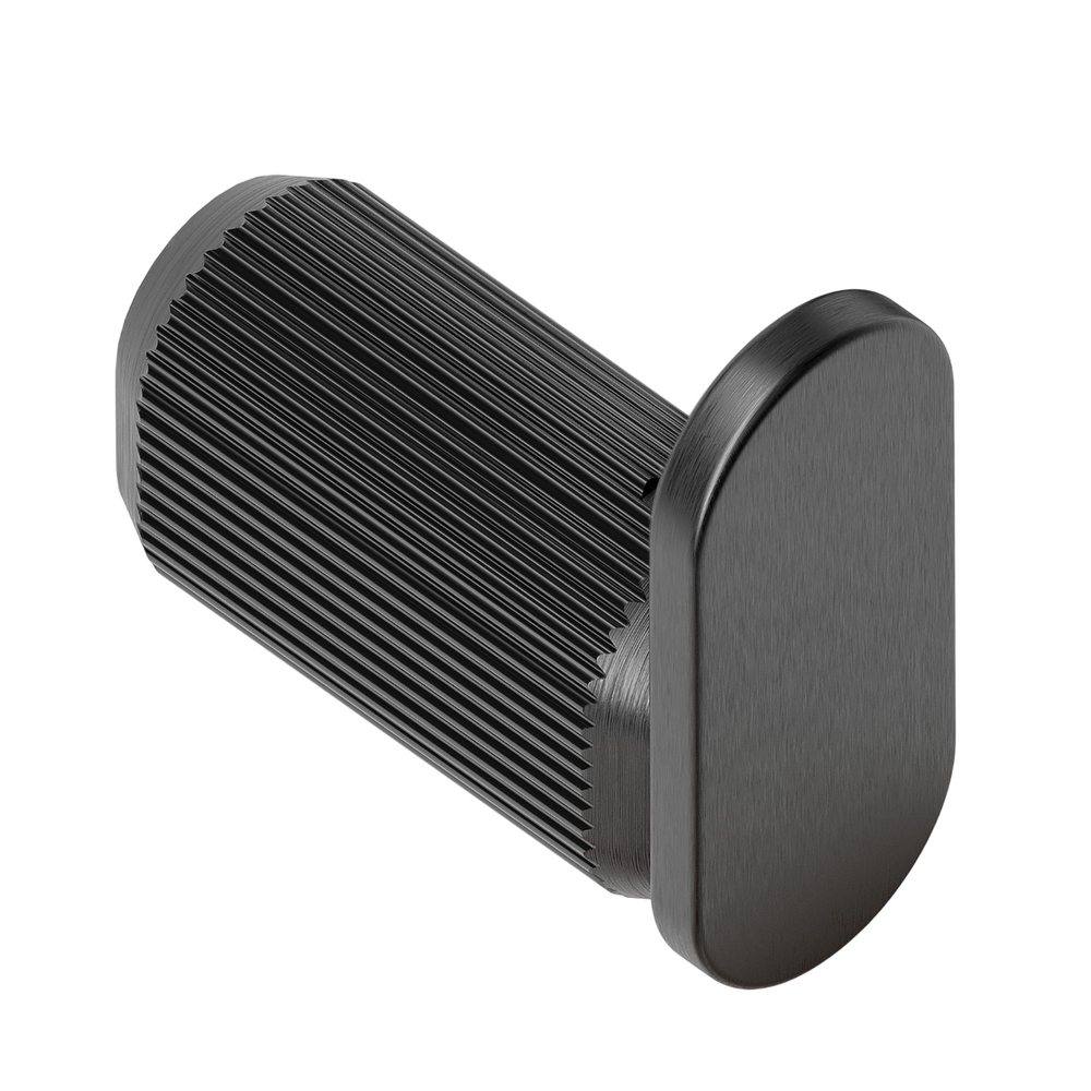 Agățătoare cuier Viefe Brooklyn, negru titan, 30 × 70 mm