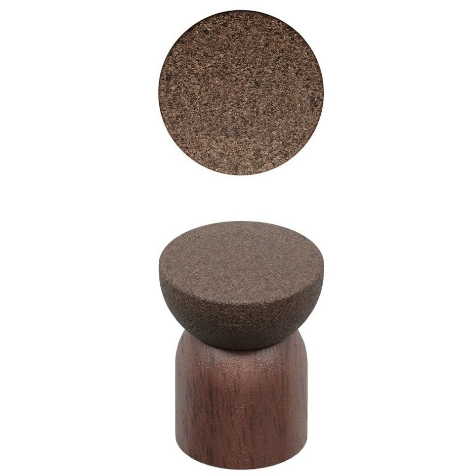 Agățătoare cuier Viefe Piece, nuc și plută, 48 × 64 mm