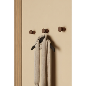 Agățătoare cuier Viefe Piece, nuc și plută, 48 × 64 mm - imagine 3