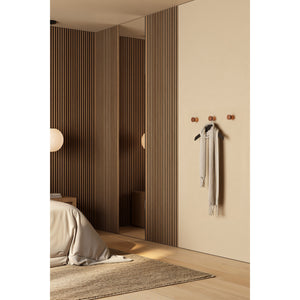 Agățătoare cuier Viefe Piece, stejar și plută, 48 × 64 mm - imagine 2