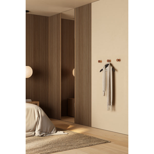 Agățătoare cuier Viefe Piece, stejar și plută, 48 × 64 mm - imagine 2