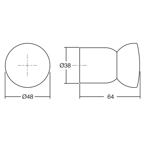 Agățătoare cuier Viefe Piece, stejar și plută, 48 × 64 mm - imagine 5