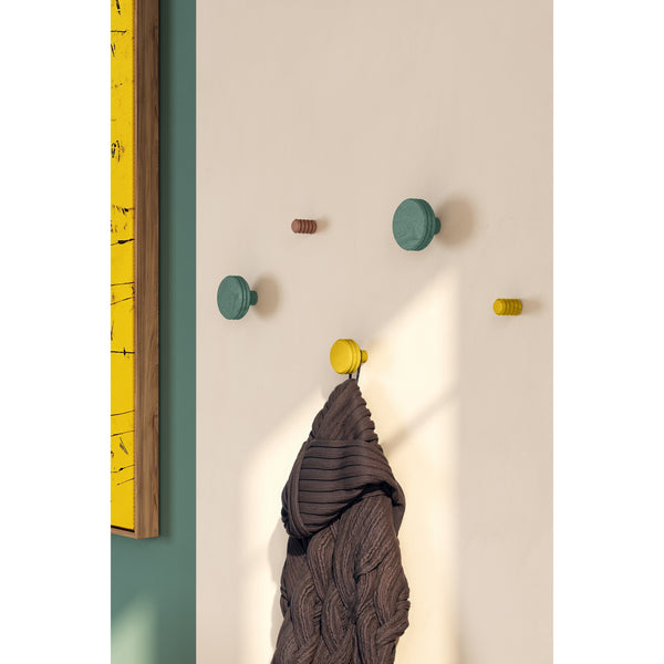 Agățătoare cuier Viefe Pulse Color, galben muștar, 92 × 62 mm - imagine 3