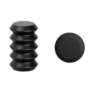 Agățătoare cuier Viefe Pulse, negru mat lacuit, 28 × 45 mm