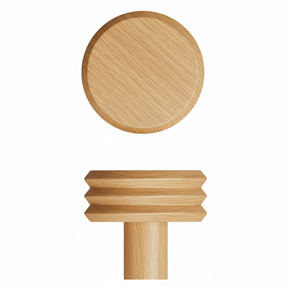 Agățătoare cuier Viefe Pulse, stejar, 65 × 57 mm