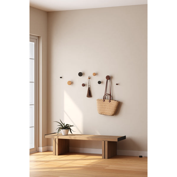 Agățătoare cuier Viefe Pulse, stejar, 90 × 62 mm - imagine 3