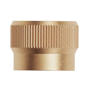 Buton mobilier Viefe Brooklyn Big, alamă cava periată, Ø 40 mm - imagine 2