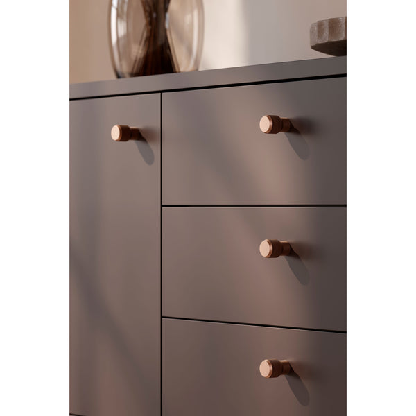 Buton mobilier Viefe Brooklyn Big, bronz periat, Ø 40 mm - imagine 7
