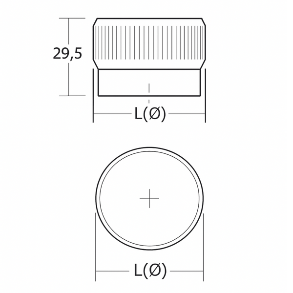 Buton mobilier Viefe Brooklyn Big, bronz periat, Ø 40 mm - imagine 8