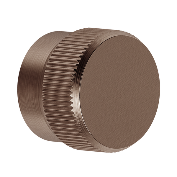 Buton mobilier Viefe Brooklyn Big, bronz periat, Ø 40 mm - imagine 3