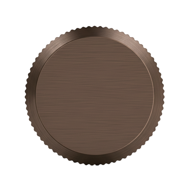 Buton mobilier Viefe Brooklyn Big, bronz periat, Ø 40 mm