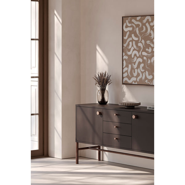Buton mobilier Viefe Brooklyn Big, bronz periat, Ø 40 mm - imagine 4
