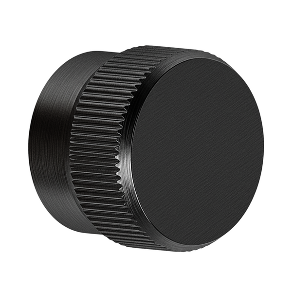 Buton mobilier Viefe Brooklyn Big, negru periat, Ø 40 mm - imagine 3